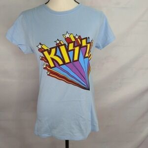 NWT | KISS Women's 100%‎ Cotton Kiss Logo Short Sleeve Tee
